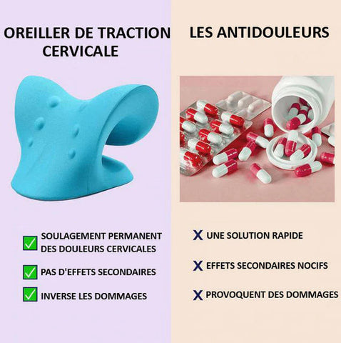 Oreiller Ergonomique de Traction Cervicale